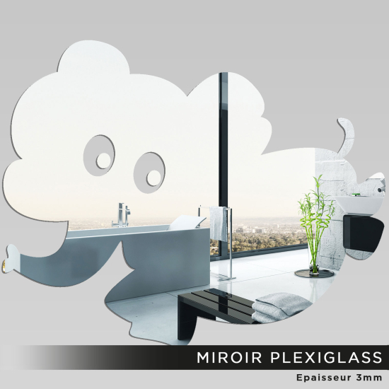 Specchio in plexiglass - Elefante