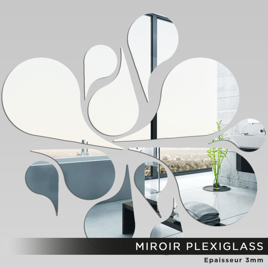 Specchio in plexiglass - Gocce