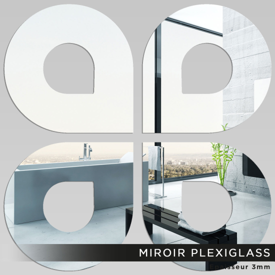 Specchio in plexiglass - Gocce