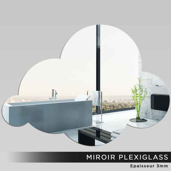 Specchio in plexiglass - Nuvola