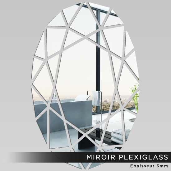 Specchio in plexiglass - Ovale