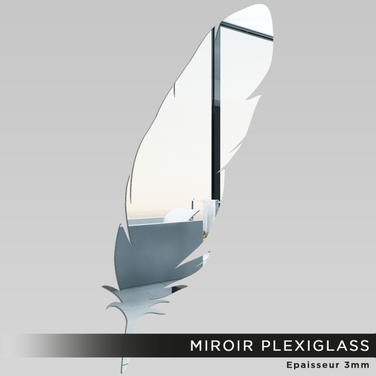 Specchio in plexiglass - Piuma