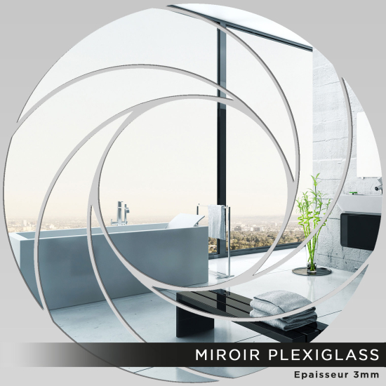 Specchio in plexiglass - Spirale