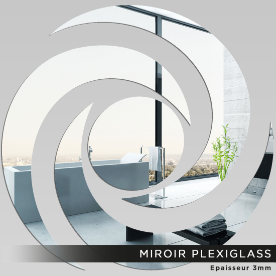Specchio in plexiglass - Spirale