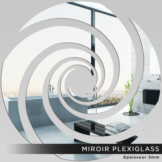 Specchio in plexiglass - Spirale