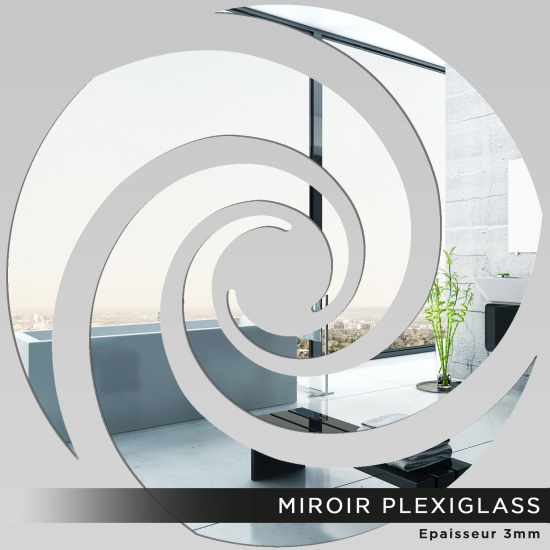 Specchio in plexiglass - Spirale
