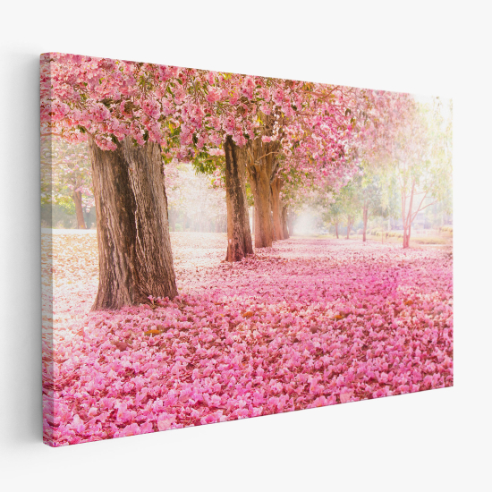 Stampa su tela - Alberi fioriti