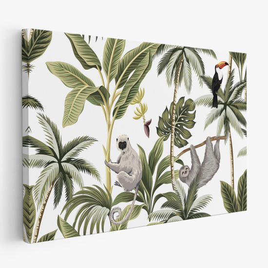 Stampa su tela - Animali della giungla