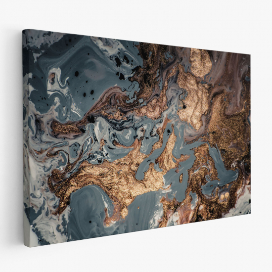 Stampa su tela - Astratto terra e mare