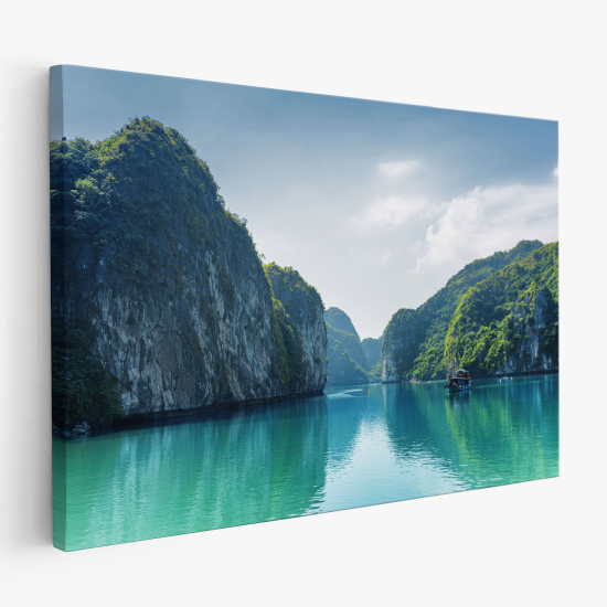 Stampa su tela - Baia di Halong Vietnam
