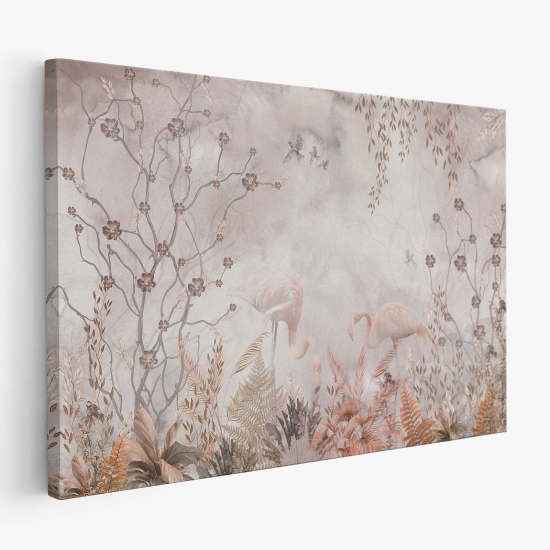 Stampa su tela - Fenicotteri Rosa