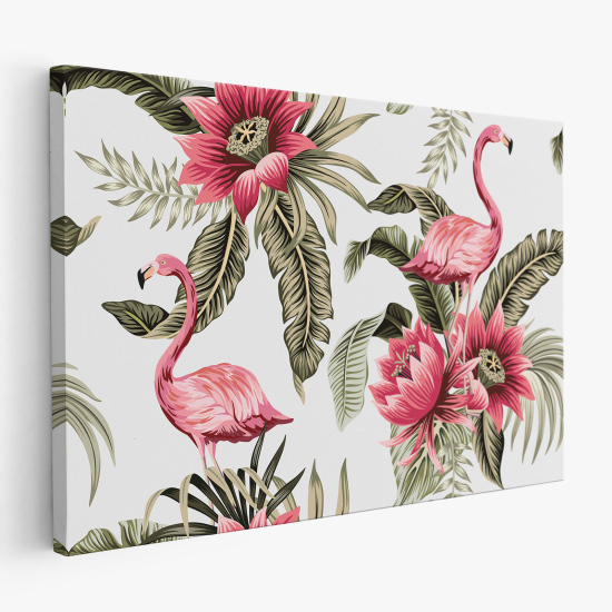Stampa su tela - Fenicotteri Rosa