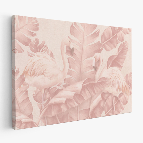 Stampa su tela - Fenicotteri Rosa