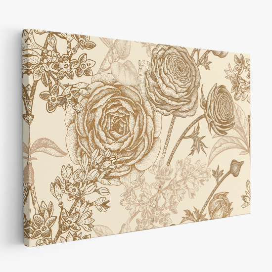 Stampa su tela - Fiori rosa