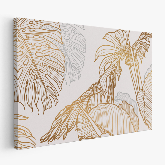 Stampa su tela - Foglie Tropicali