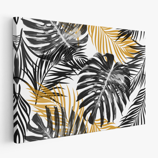 Stampa su tela - Foglie Tropicali