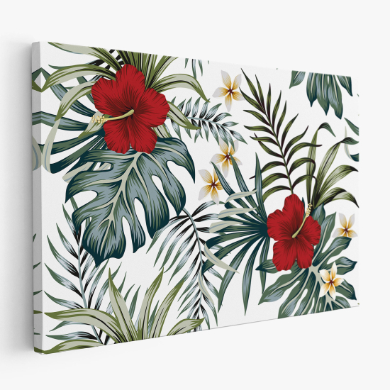 Stampa su tela - Foglie Tropicali