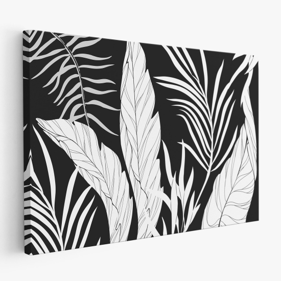 Stampa su tela - Foglie Tropicali