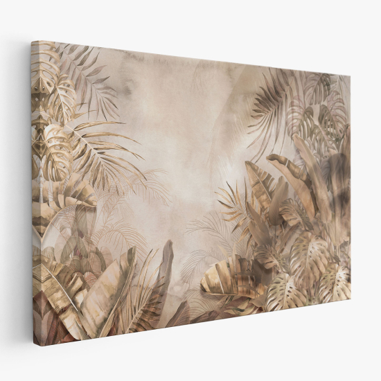 Stampa su tela - Foglie Tropicali