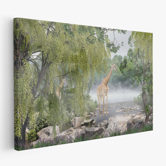 Stampa su tela - Giraffa