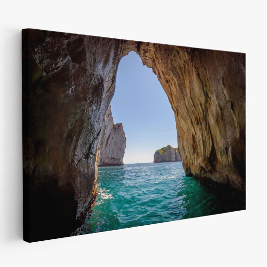 Stampa su tela - Grotta in mare