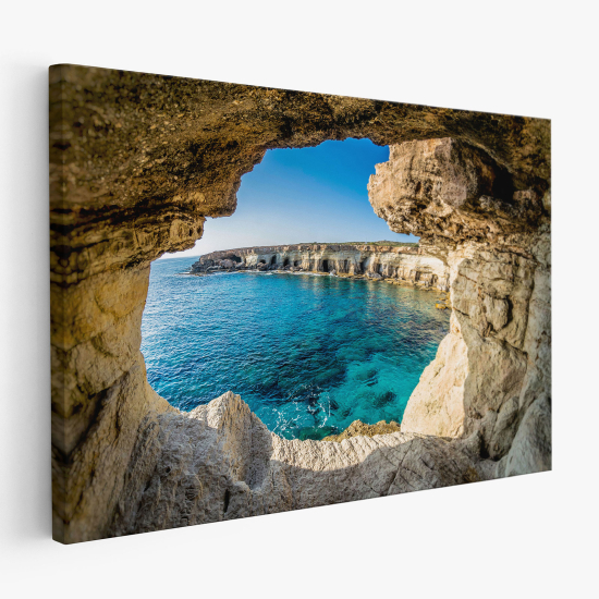 Stampa su tela - Grotta vista Mare