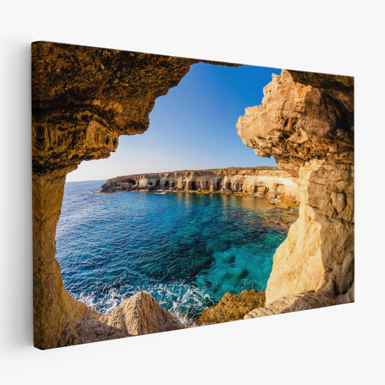 Stampa su tela - Grotta vista Mare