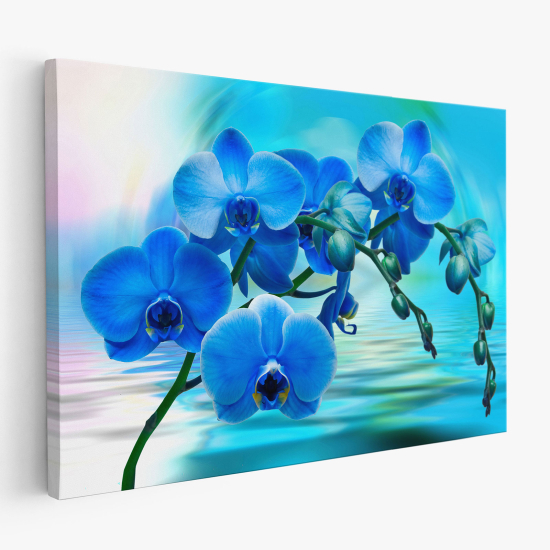 Stampa su tela - Orchidee blu