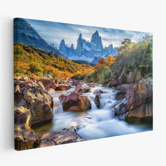 Stampa su tela - Paesaggio Montagne