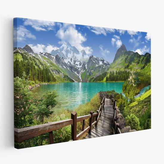 Stampa su tela - Paesaggio Montagne
