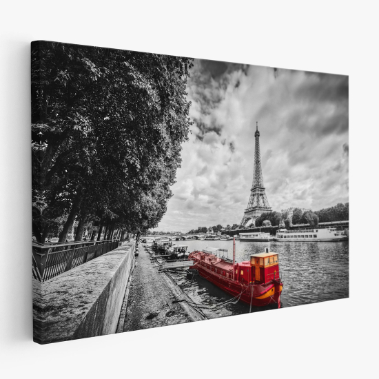 Stampa su tela - Parigi Torre Eiffel la Senna