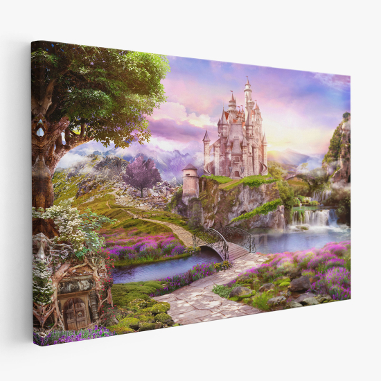 Stampa su tela per Bambini - Castello Incantato