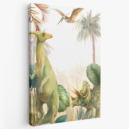 Stampa su tela per Bambini - Dinosauri