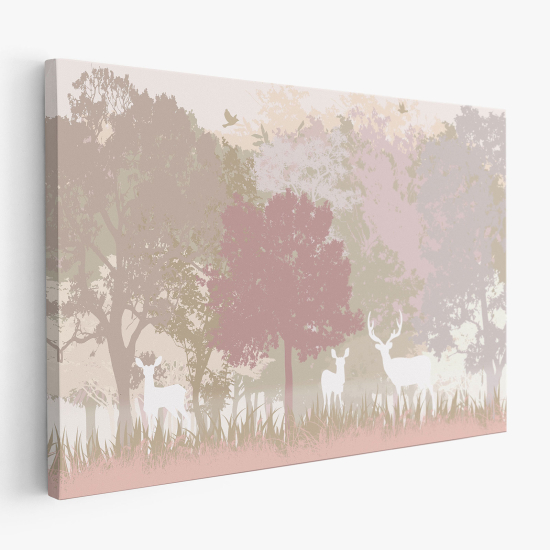 Stampa su tela per Bambini - Foresta