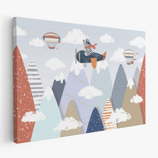 Stampa su tela per Bambini - Montagne