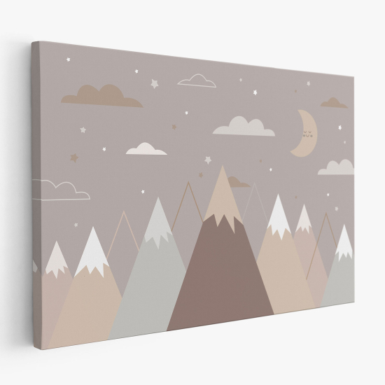 Stampa su tela per Bambini - Montagne