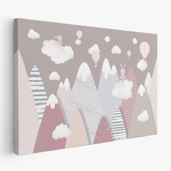 Stampa su tela per Bambini - Montagne