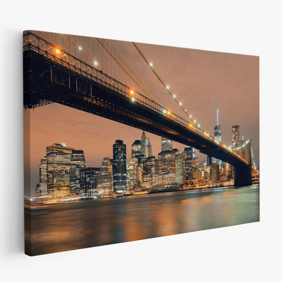 Stampa su tela - Ponte di Brooklyn New York