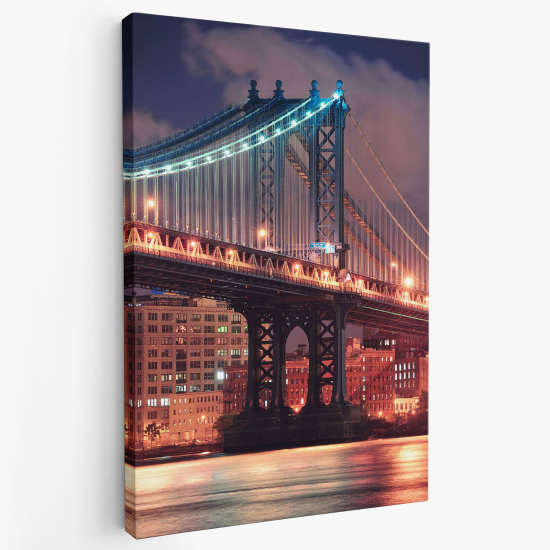 Stampa su tela - Ponte di Brooklyn New York