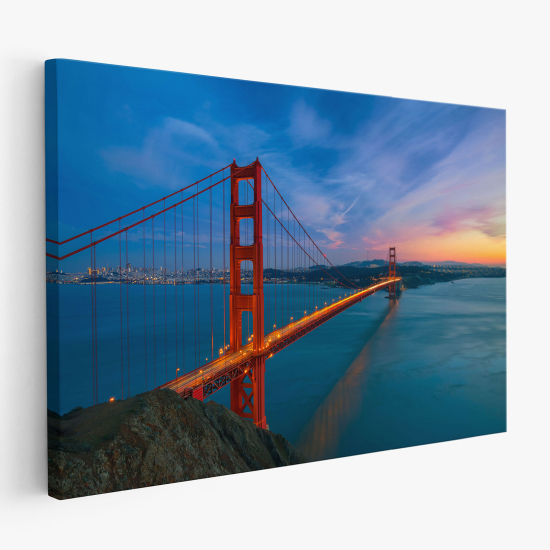 Stampa su tela - Ponte Golden Gate