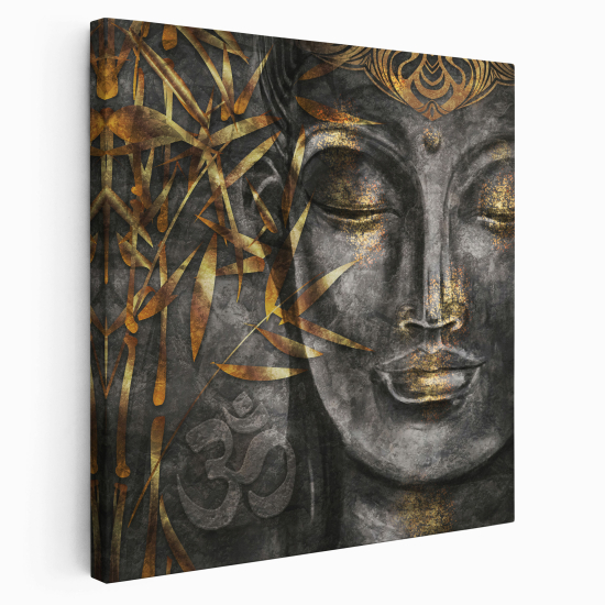 Stampa su tela Quadrata - Buddha
