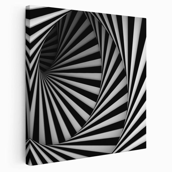 Stampa su tela Quadrata - Design effetto 3D