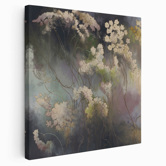 Stampa su tela Quadrata - Fiori