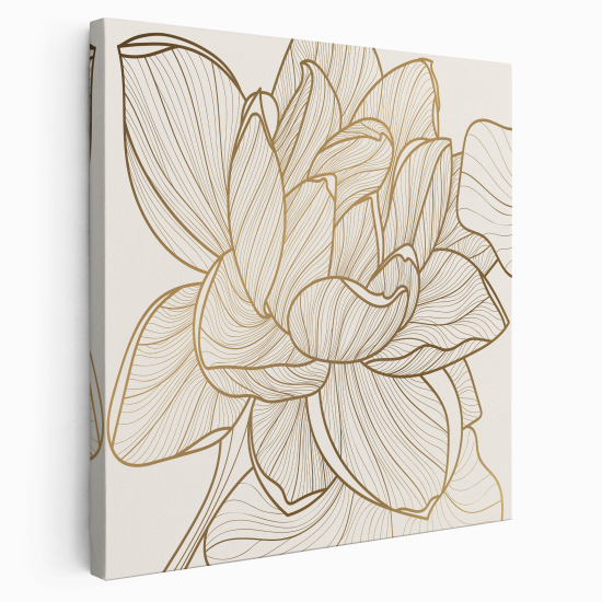 Stampa su tela Quadrata - Fiori