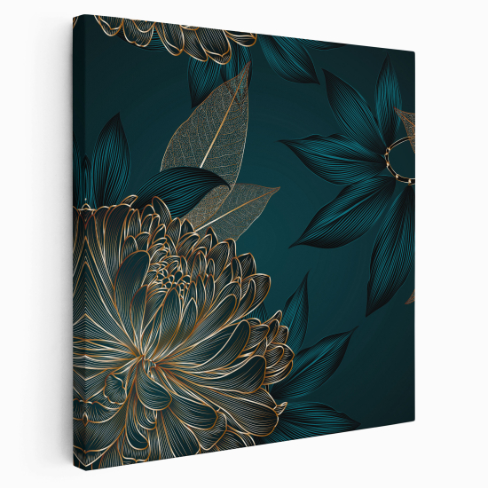 Stampa su tela Quadrata - Fiori