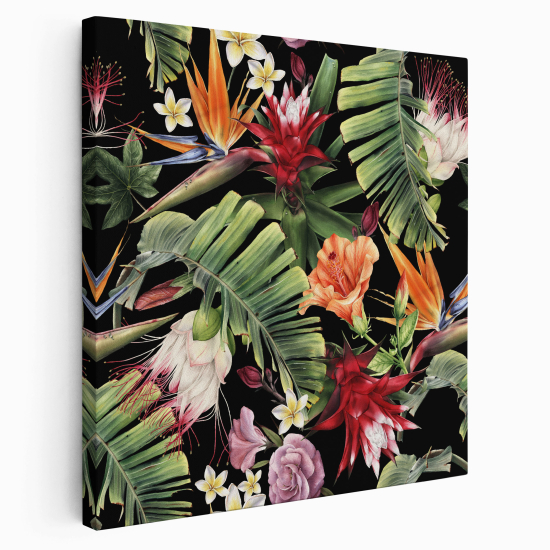 Stampa su tela Quadrata - Fiori