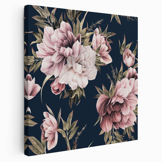 Stampa su tela Quadrata - Fiori