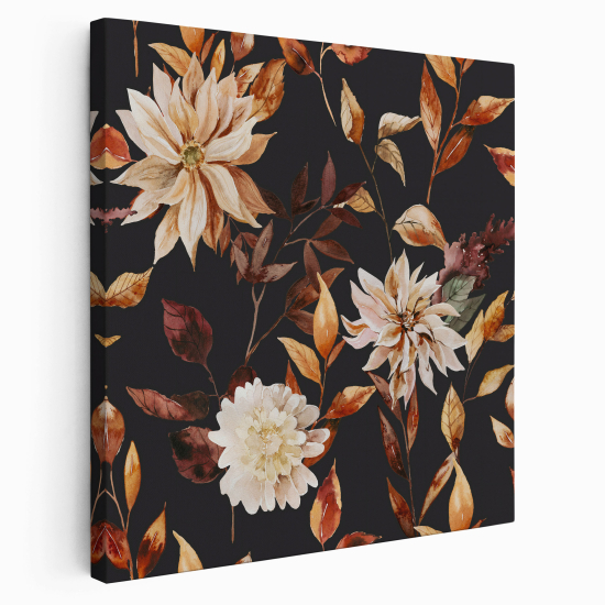 Stampa su tela Quadrata - Fiori