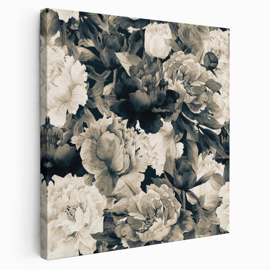 Stampa su tela Quadrata - Fiori