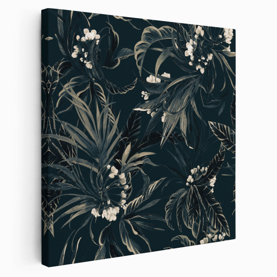 Stampa su tela Quadrata - Fiori